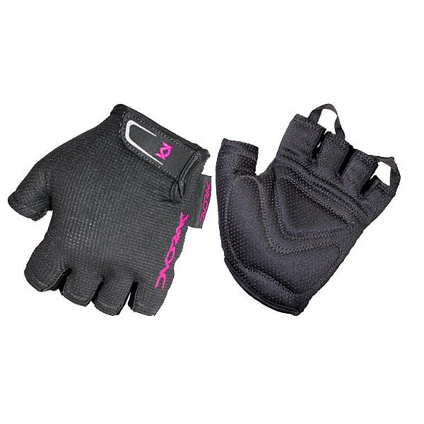 Luva Ciclismo DVORAK DK 9938 Preto Rosa Bike MTB Academia