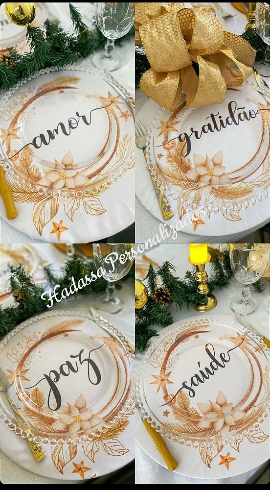 Capas para souplat - ANO NOVO - temos várias palavras - kit com 04 unidades