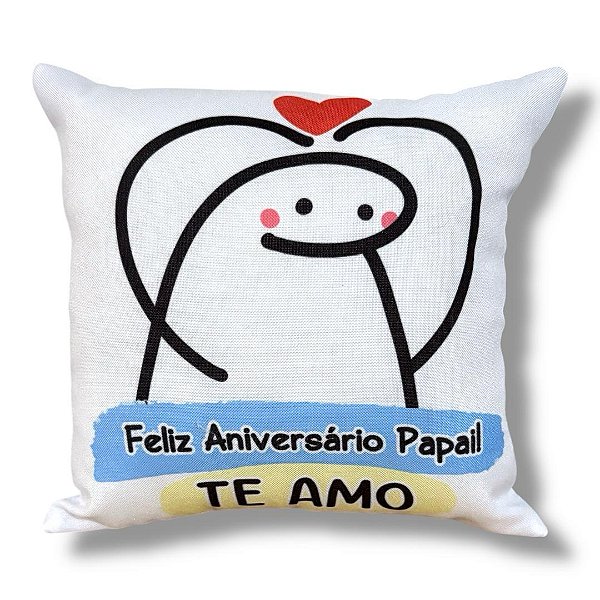 Almofada 40 x 40  - Estampa Florks  - Pai