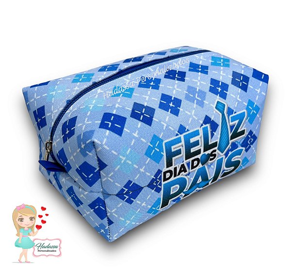 Necessaire Personalizadas - Modelo Box  PAI  - 10 UNIDADES