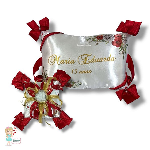 Almofada de Sapato e Anel de Debutante  -  15 anos **