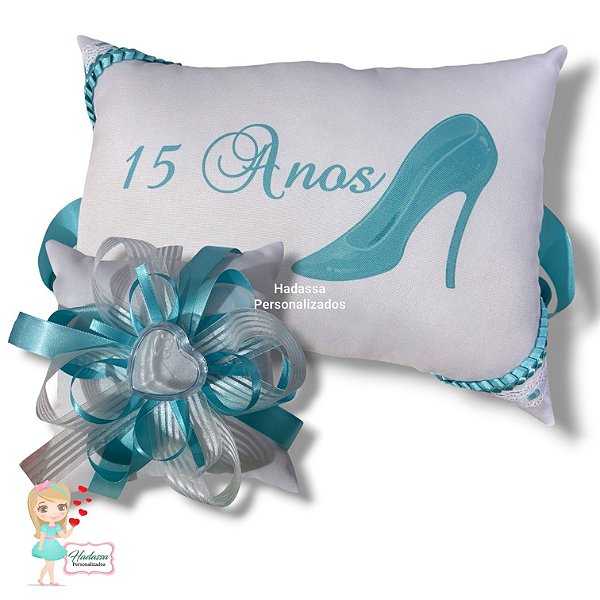 Almofada de Sapato e Anel de Debutante - 15 anos **
