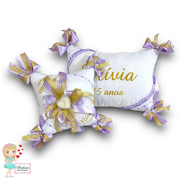 Almofada de Sapato e Anel de Debutante  -  15 anos **