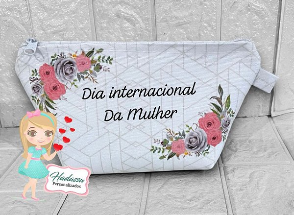 Necessaire  Dia Da Mulher-  23 x 18 -  1 unidade