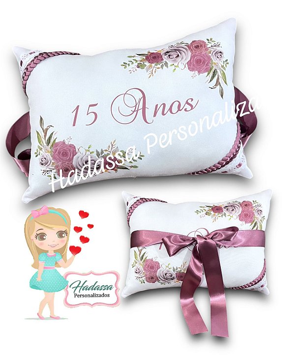 Almofada para sapato de Debutante - 15 Anos