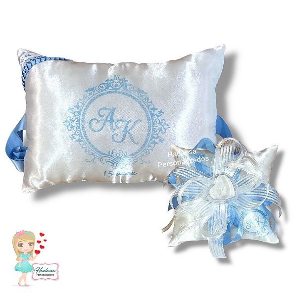 Almofada para  levar Sapato e Anel de debutante