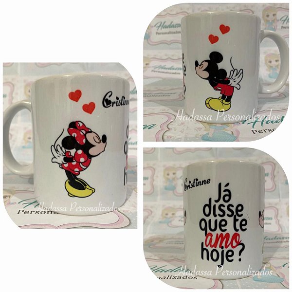 Canecas em porcelana -  Personalizadas