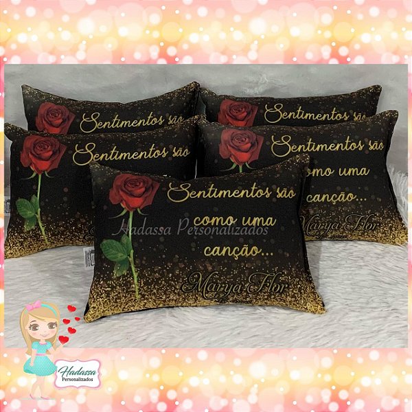 Almofada - tamanho 20 x 30 - kit com 10 unidades