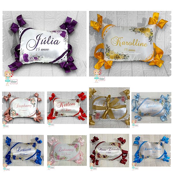 Almofada Sapato de Debutante - 30 x 38 - Personalizadas
