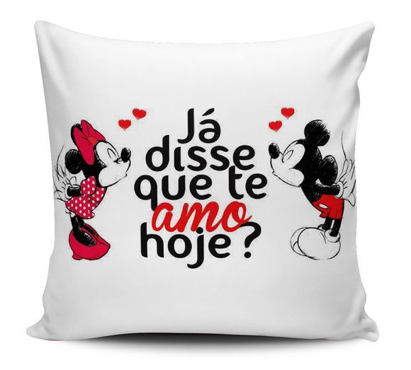 almofada 35 x 35 - Personalizada - Romântica