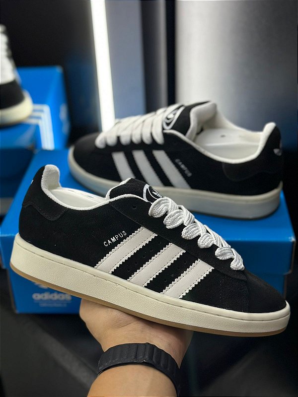 Tênis Adidas Campus Preto/ Branco