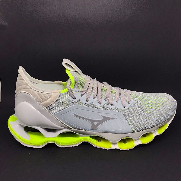 Tênis Mizuno Wave Prophecy WK Cinza / Verde - WC SHOES