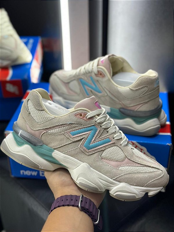 NB 9060 BEGE/ AZUL