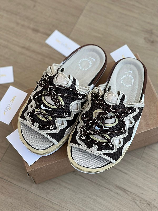 Slide Nike Marrom