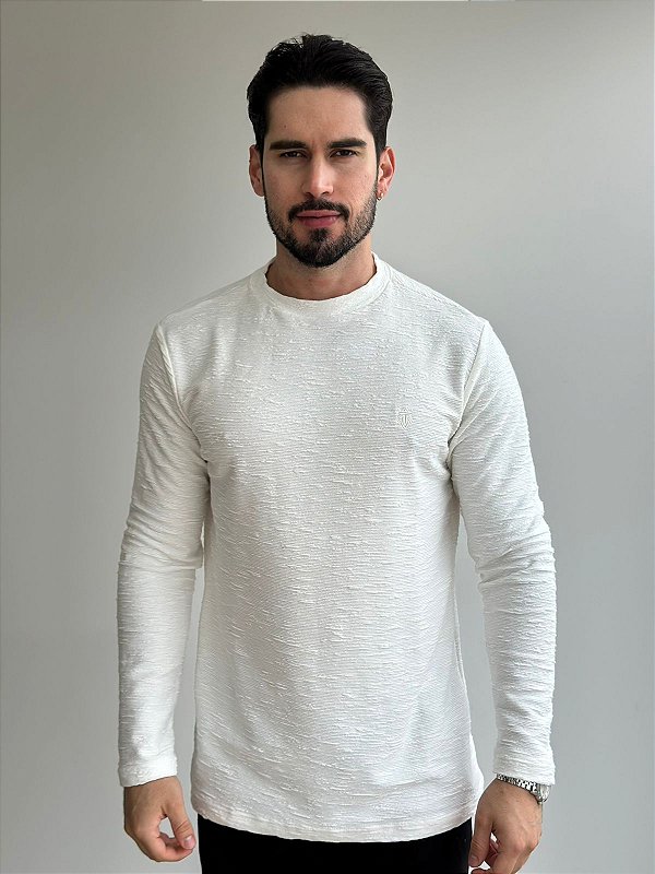 Sueter Pleats Off White