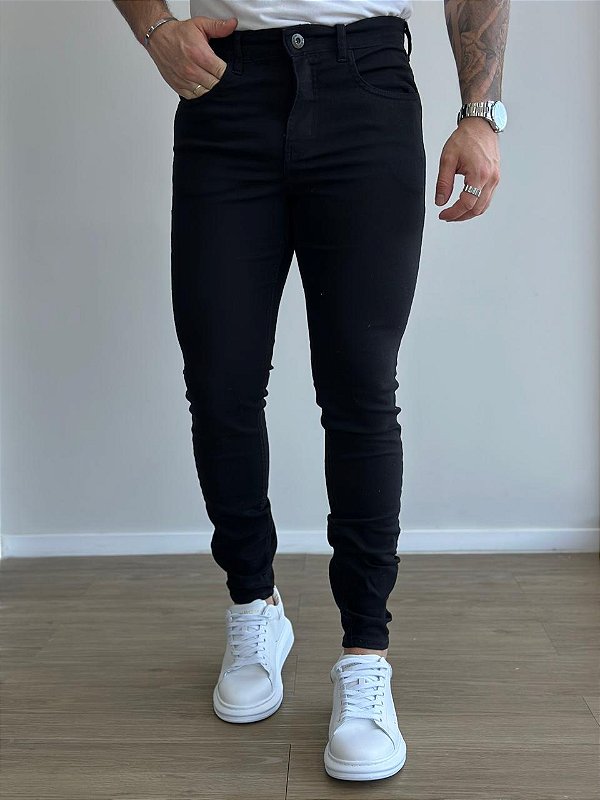 Calça Austin Club Sarja Extreme Fit Preta