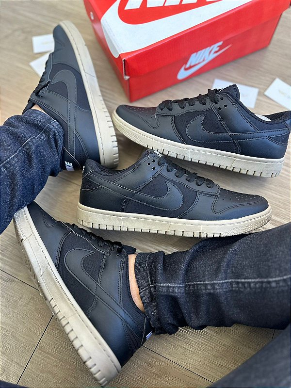 DUNK LOW SB PRETO/ BEGE
