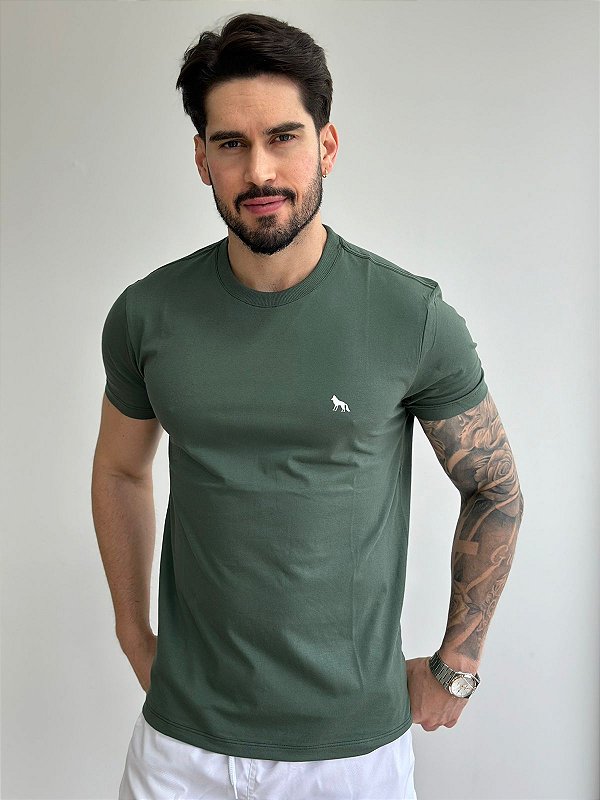 Camiseta Acostamento Wolf Verde Nativo