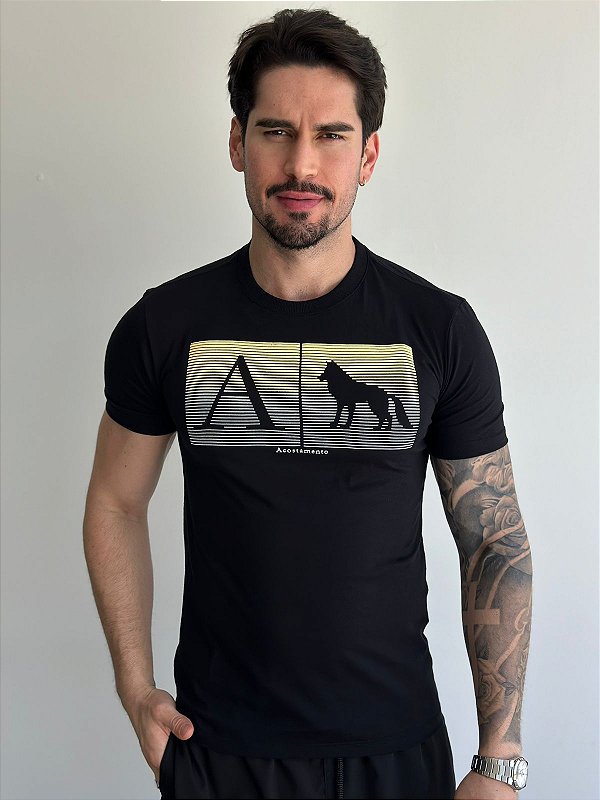 Camiseta Acostamento Soft Preta