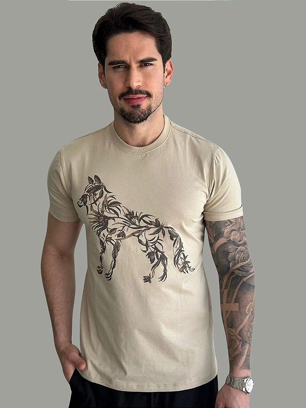 Camiseta Acostamento Casual Sheet Goanna