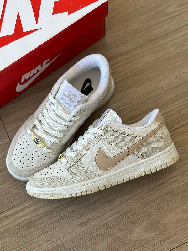 DUNK LOW SB BEGE/ BCO