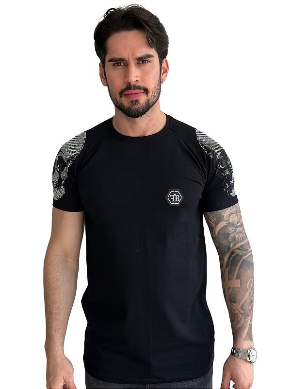 Camiseta Fb Exclusive Double Skull Preta
