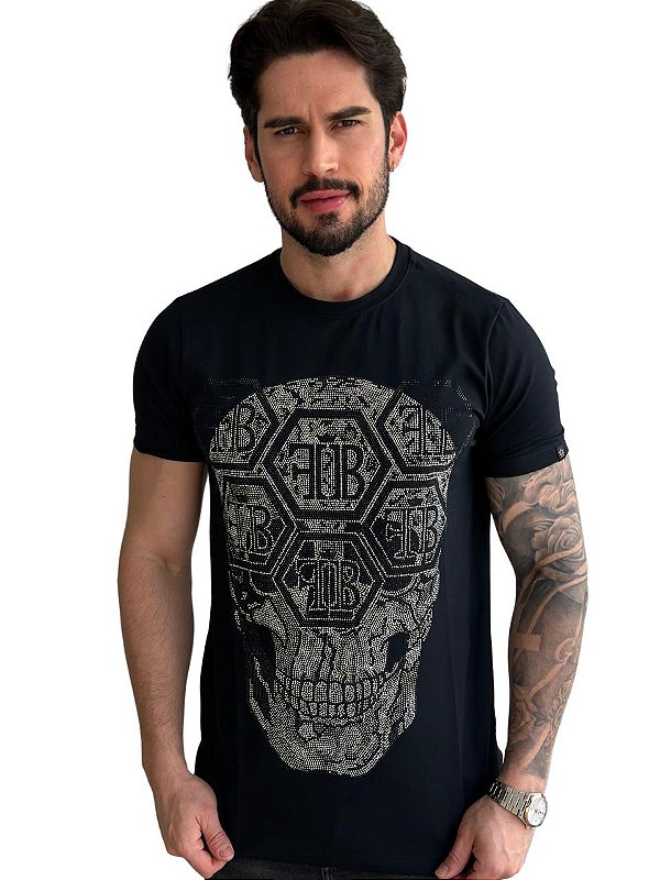 Camiseta Fb Exclusive Skull Ilusive Preta