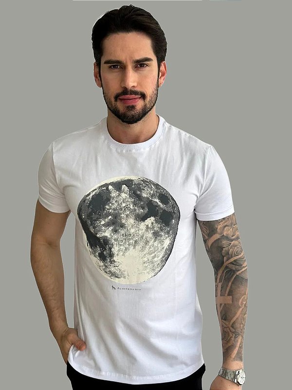 Camiseta Acostamento Mon Branca