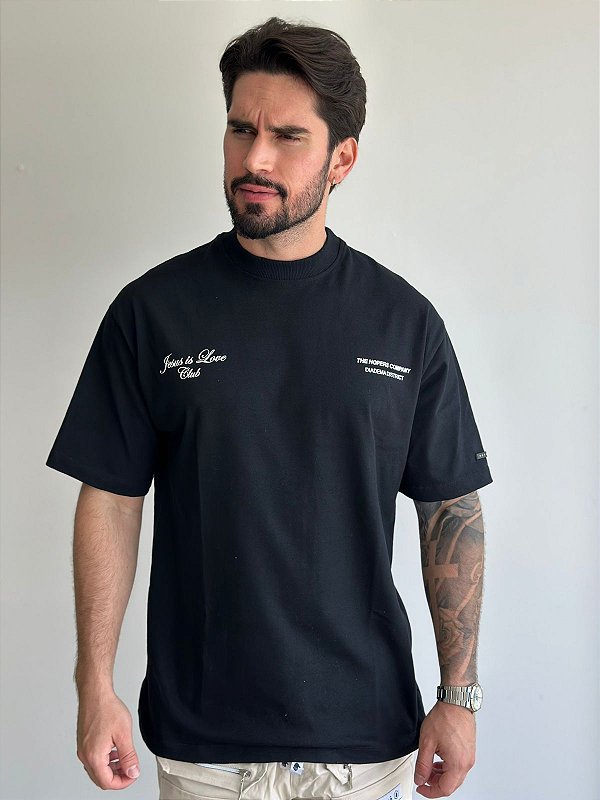 Camiseta The Hopers Jesus Love Preta