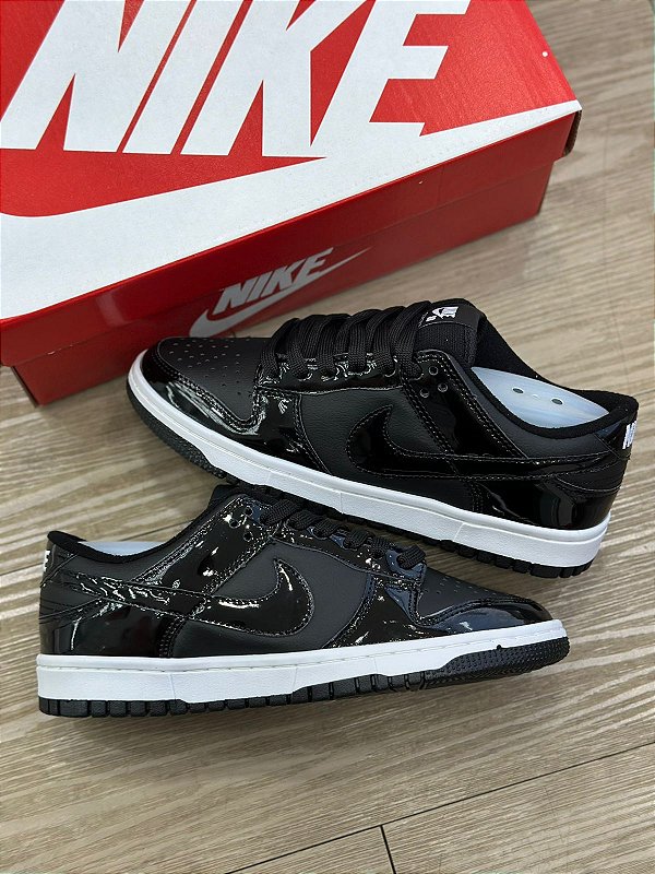 DUNK LOW SB PRETO VERNIZ