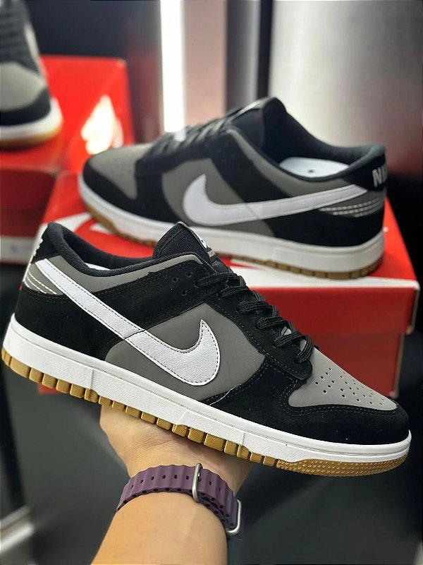 DUNK LOW SB PRETO/ CINZA