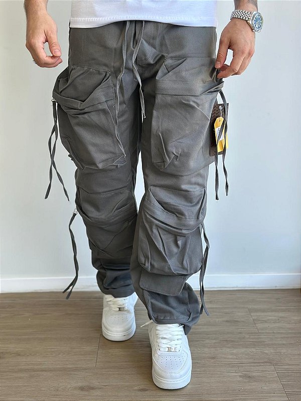 Calça Creat Cargo Hype Cinza