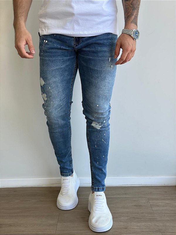 Calça LLEVA Jeans Destroyd Respingo