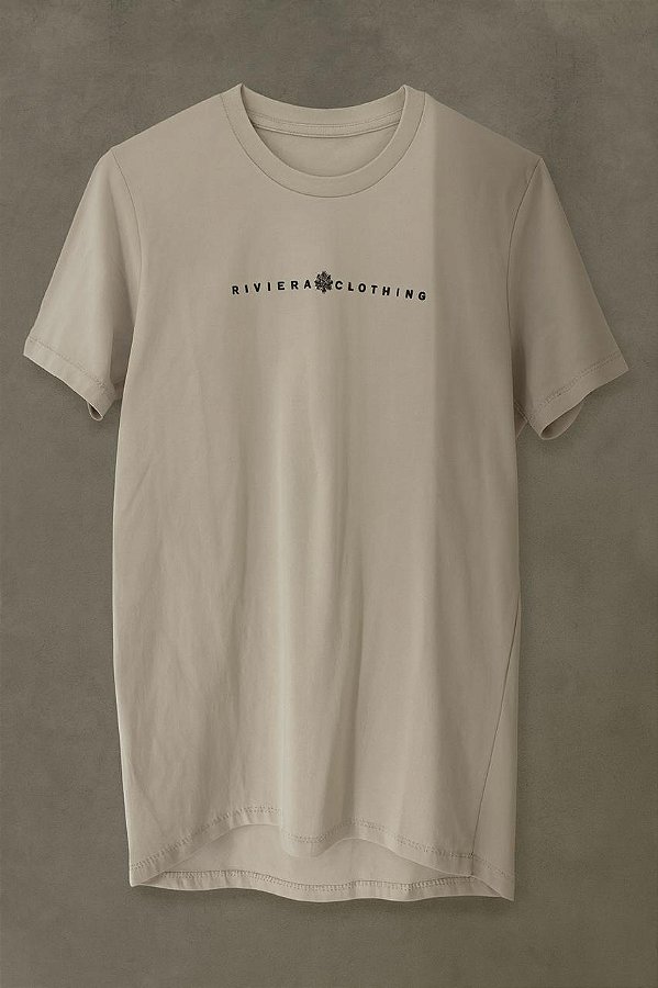 Camiseta Longline Riviera Bege