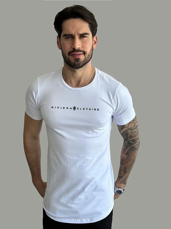 Camiseta Longline Riviera Branca