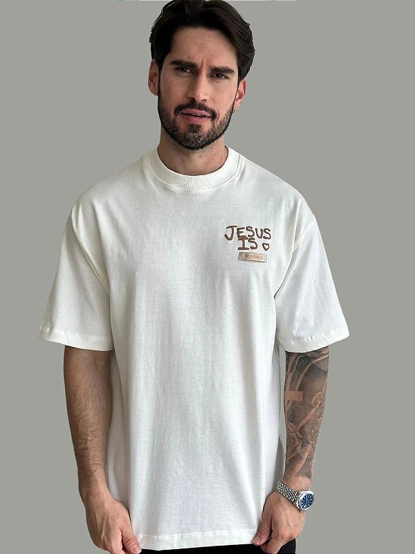 Camiseta Over My Life The Hope Off White