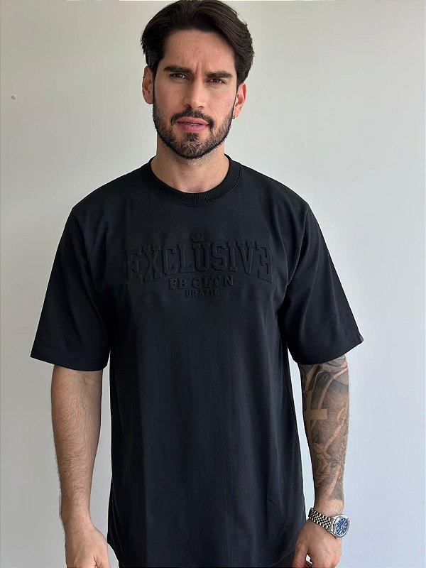 Camiseta Over FB Basic Preta