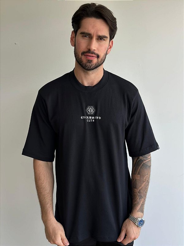 Camiseta Over FB Faith Angel Preta