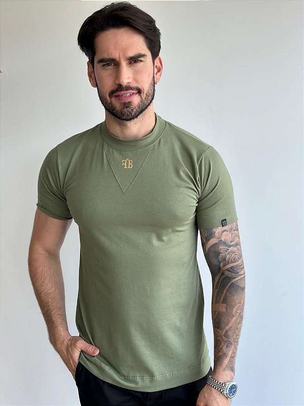 Camiseta Long FB EXCLUSIVE Basic Logo Verde