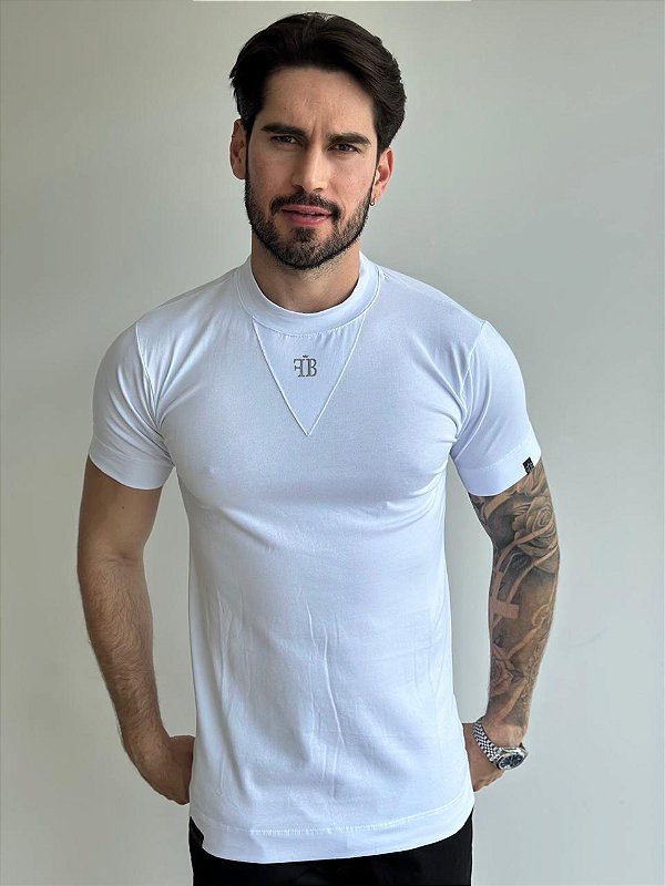 Camiseta Long FB EXCLUSIVE Basic Logo Off White