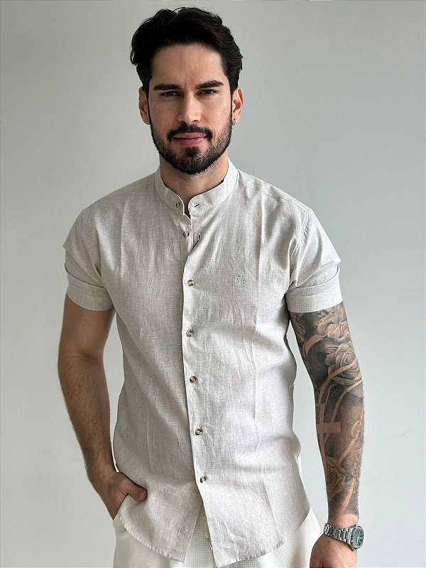 Camisa Nature FB EXCLUSIVE Linho Curta