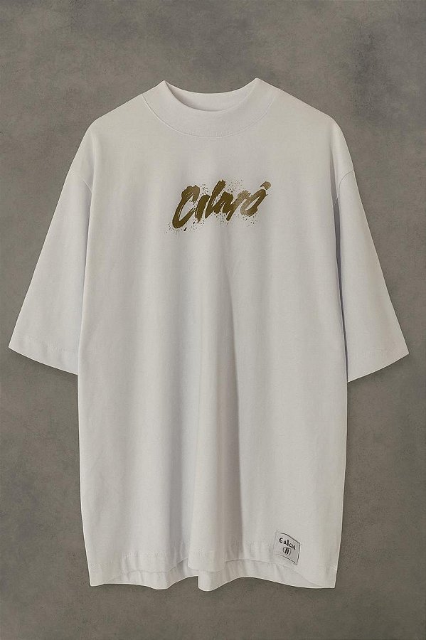 Camiseta Over Calmô Club Branco