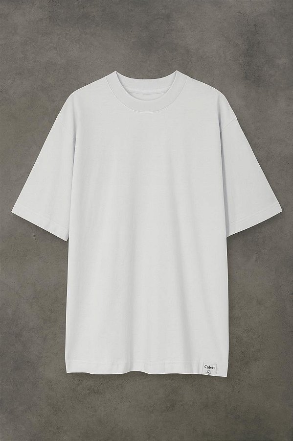 Camiseta Over Calmô Basic Branca