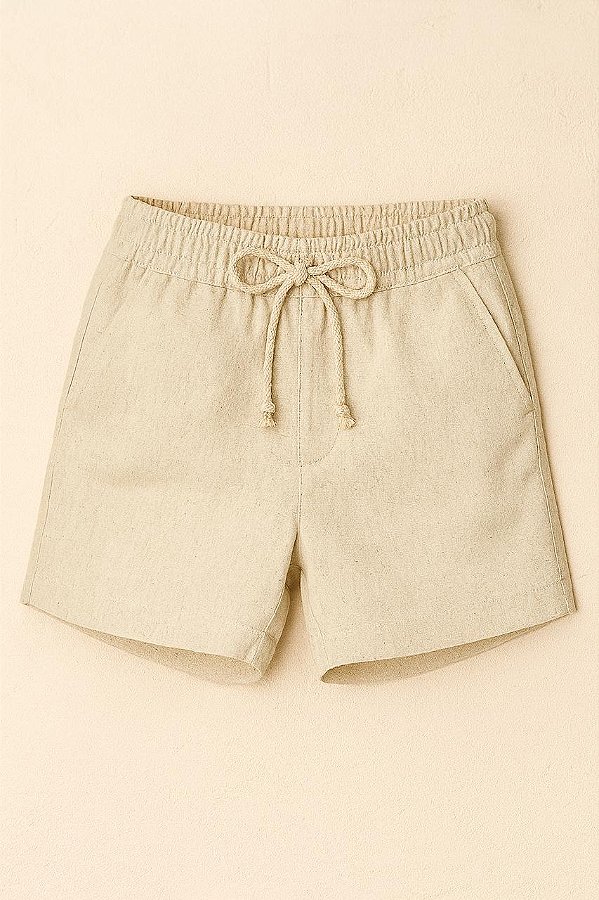 Shorts Fb Exclusive Linho Natural