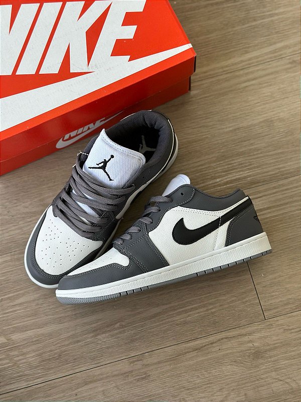 AIR JORDAN LOW 1 CINZA/ BCO