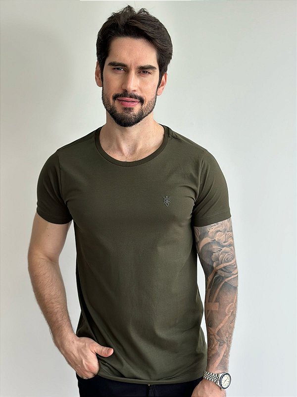 Camiseta Riviera Algodão Egipício Verde