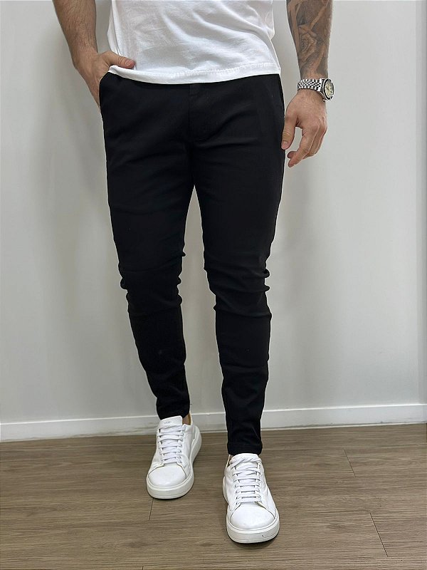 Calça Jay Jones Alfaiataria Preta