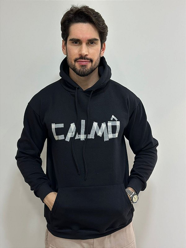 Moletom Calmô Tape Preto