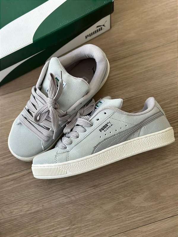 SUEDE XL CINZA
