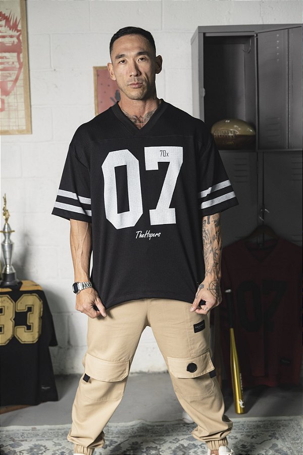 Camiseta The Hopers Oversized Seventy Preto
